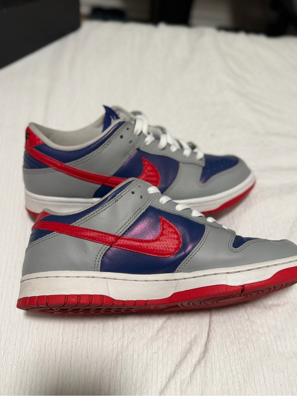 Nike Dunk Low - ‘Samba’ Grey Navy Red Sneakers